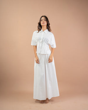 Flared Maxi Skirt