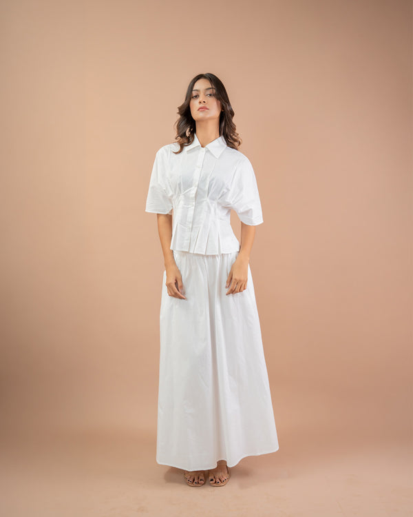 Flared Maxi Skirt