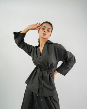 Women’s Waist-Tie Shirt Top