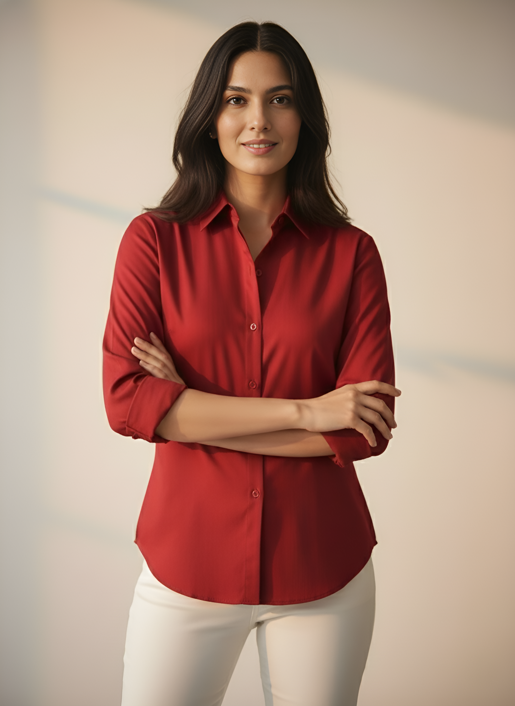 Relaxed Fit Button-Down Shirt