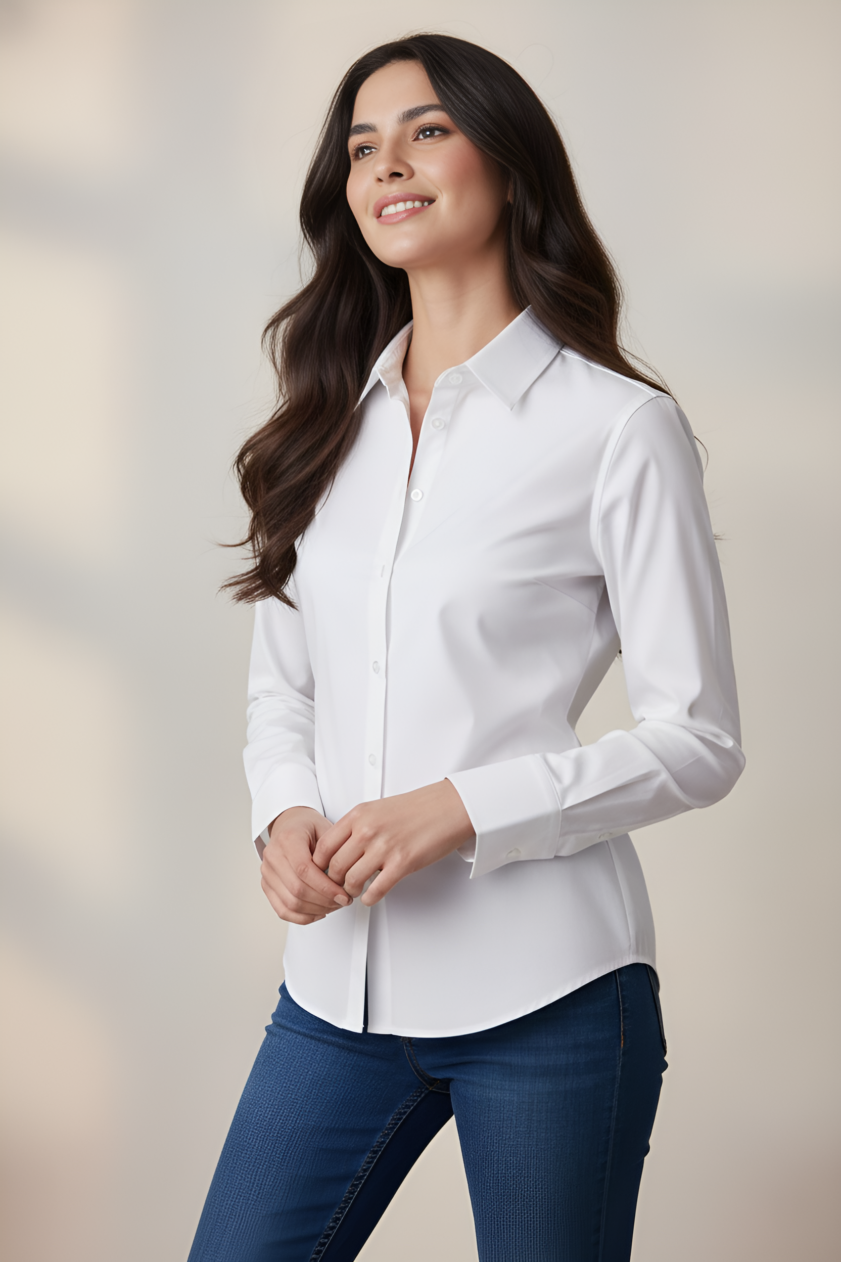 Relaxed Fit Button-Down Shirt