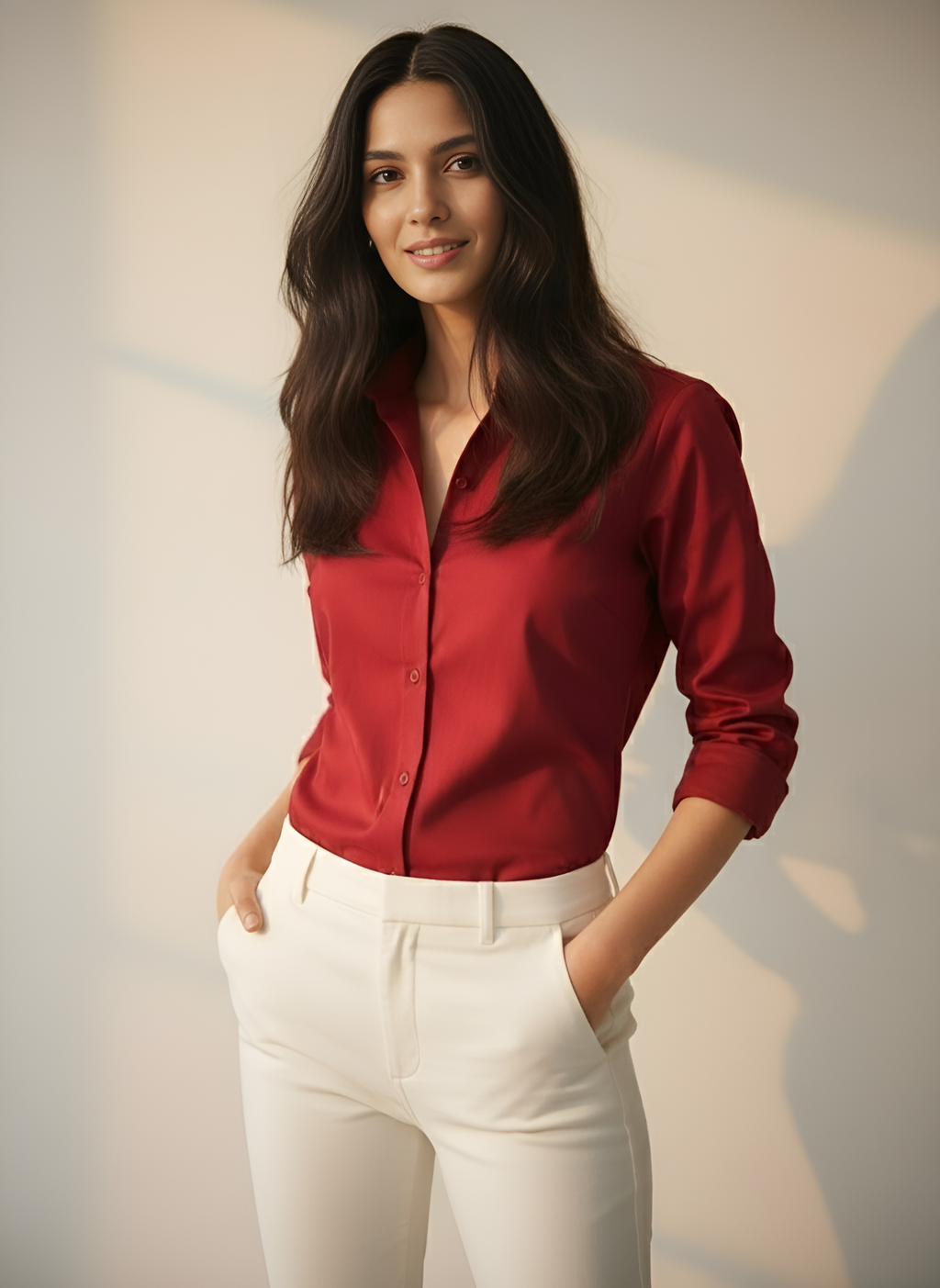 Relaxed Fit Button-Down Shirt