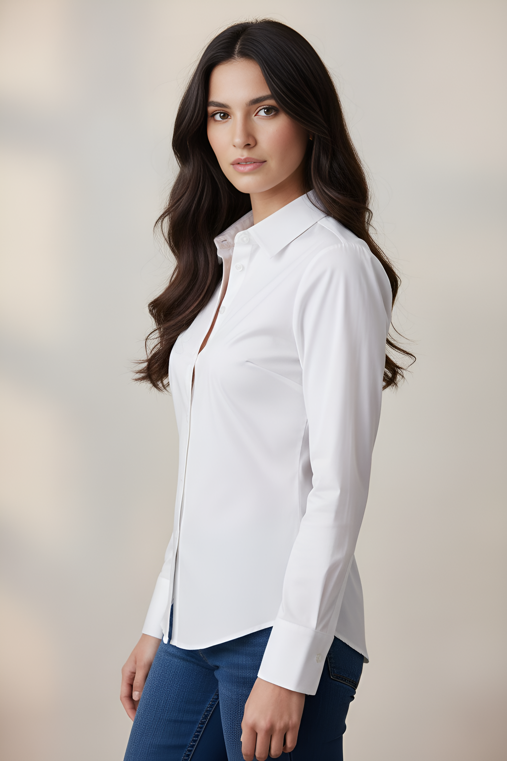 Relaxed Fit Button-Down Shirt