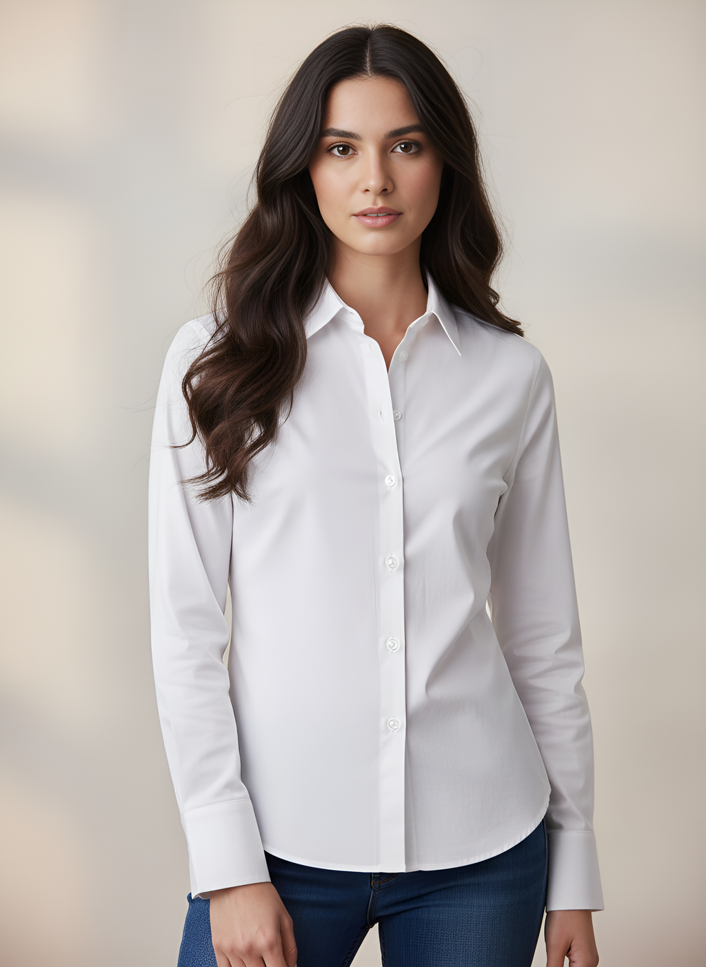 Relaxed Fit Button-Down Shirt