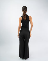 Asymmetrical Pleated Trousers