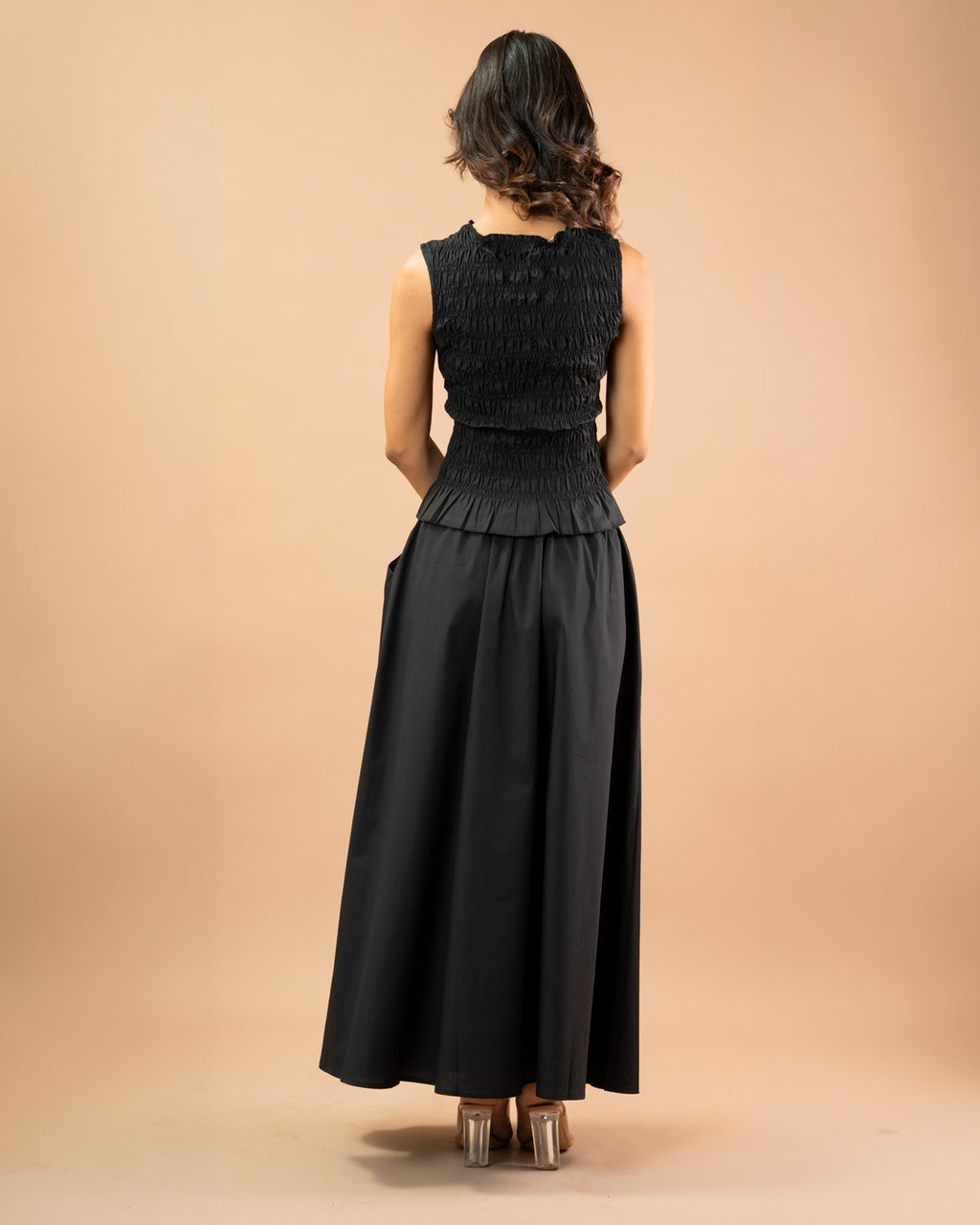 Flared Maxi Skirt