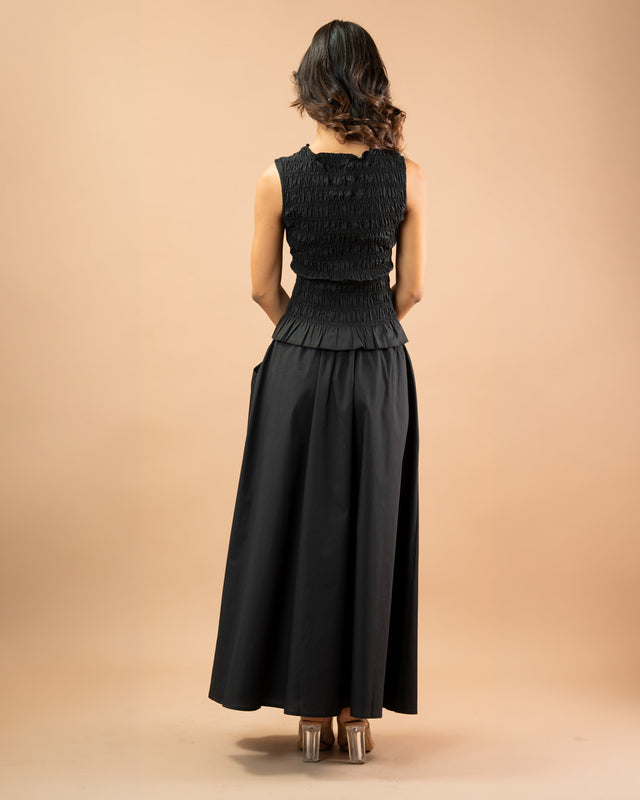 Flared Maxi Skirt