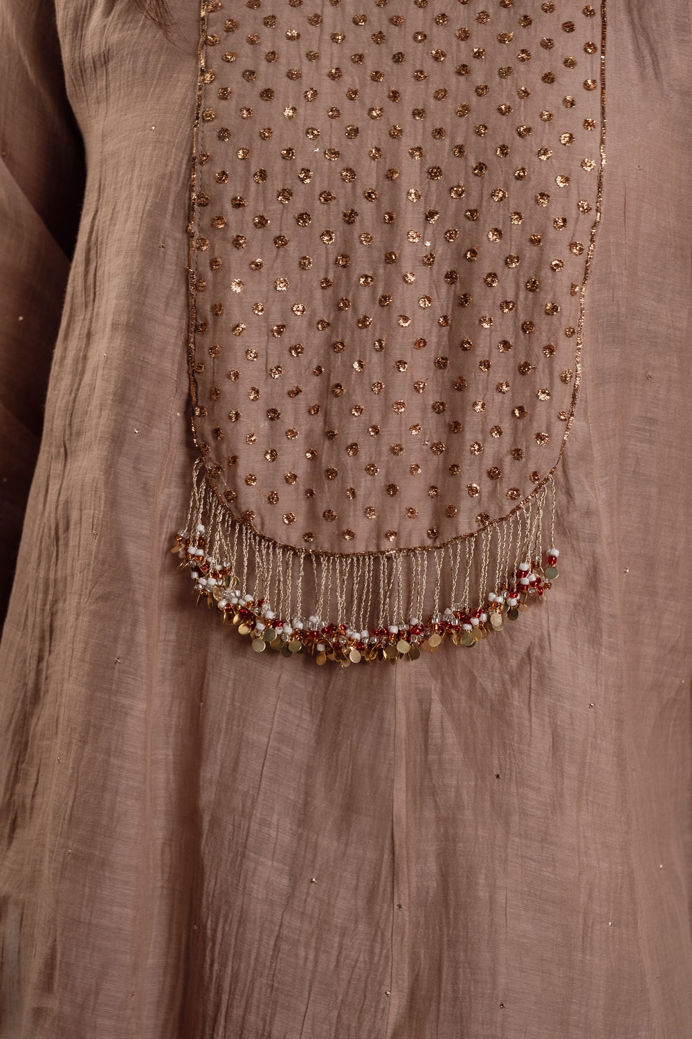 LONG YOKE TOP WITH SKIRT