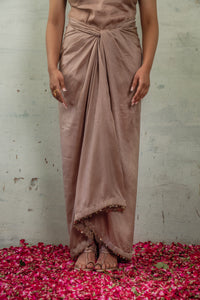 LONG YOKE TOP WITH SKIRT