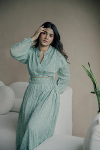 Dress - Aqua Green