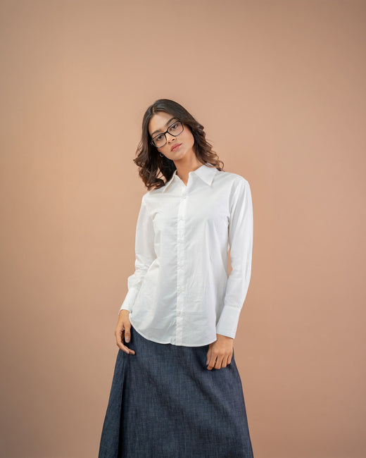 Relaxed Fit Button-Down Shirt