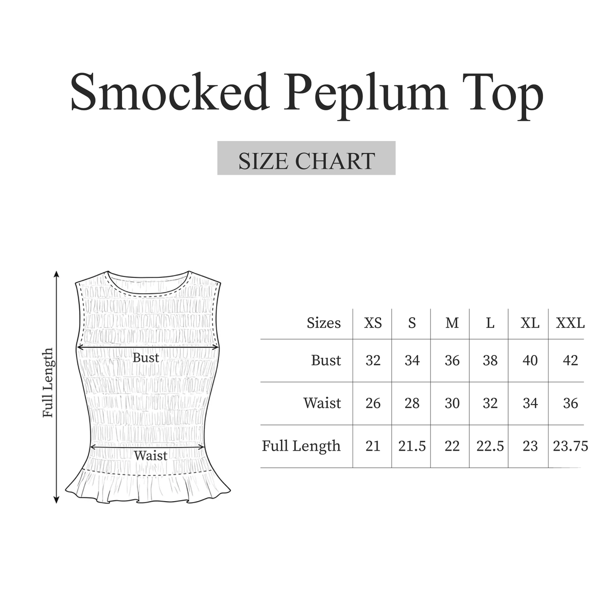 Size Guide