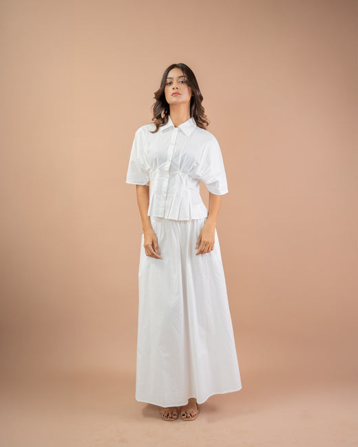 Flared Maxi Skirt