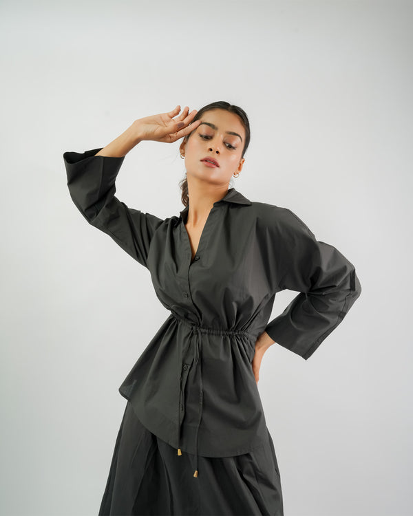 Women’s Waist-Tie Shirt Top