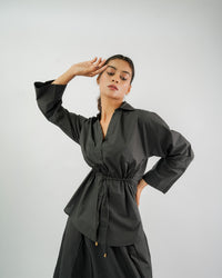 Women’s Waist-Tie Shirt Top