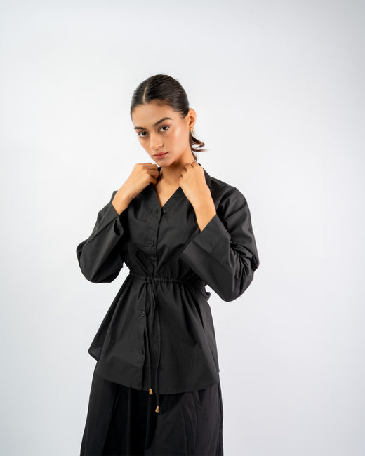 Women’s Waist-Tie Shirt Top