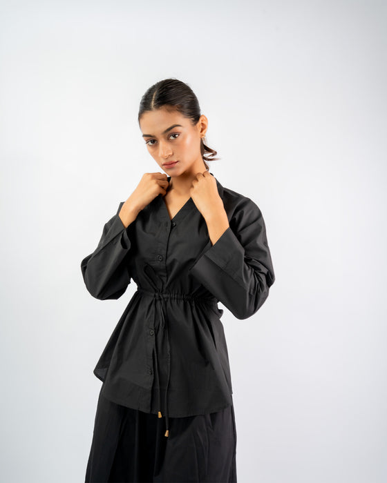 Women’s Waist-Tie Shirt Top